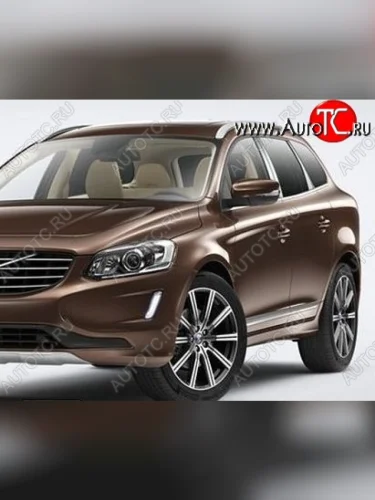 Накладки на стойки дверей СТ Volvo XC60 (2017-2022)