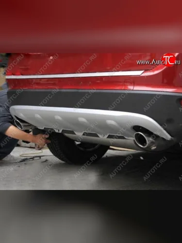 Накладка на задний бампер CT Volvo XC60 (2017-2022)