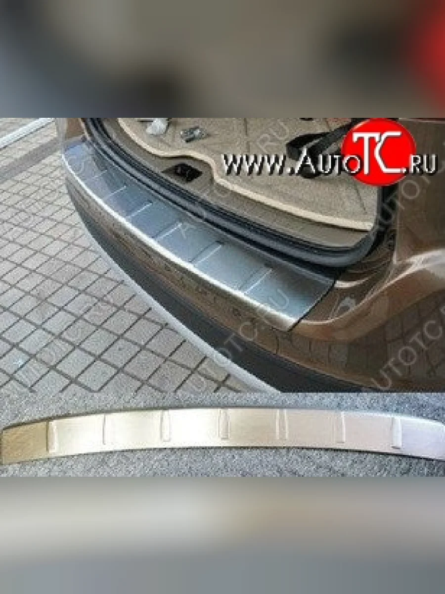 Защитная накладка на задний бампер СТ Volvo XC60 (2017-2022)  в Керчи Республика Крым