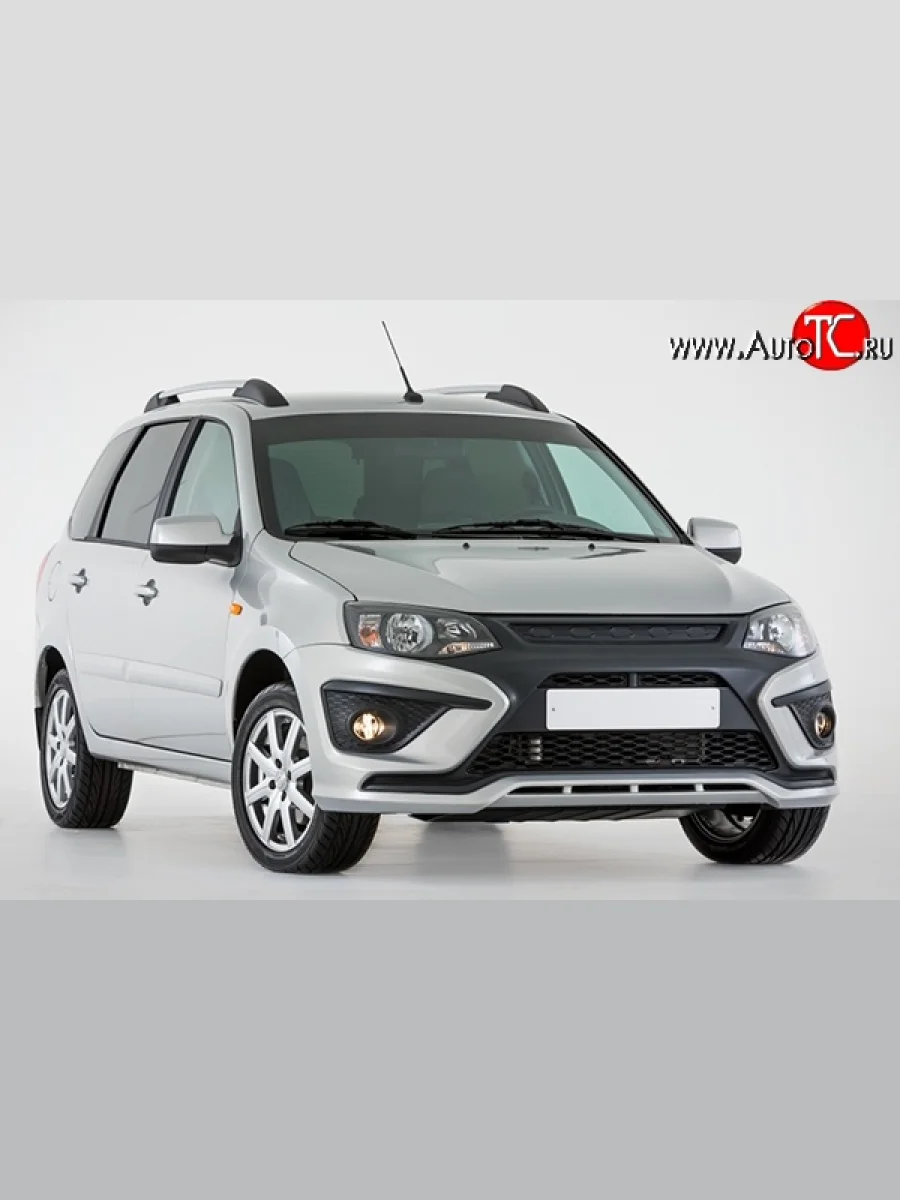 Передний бампер Xmug Лада ВАЗ Калина 2192 хэтчбек (2013-2018) (Неокрашенный)  в Керчи Республика Крым