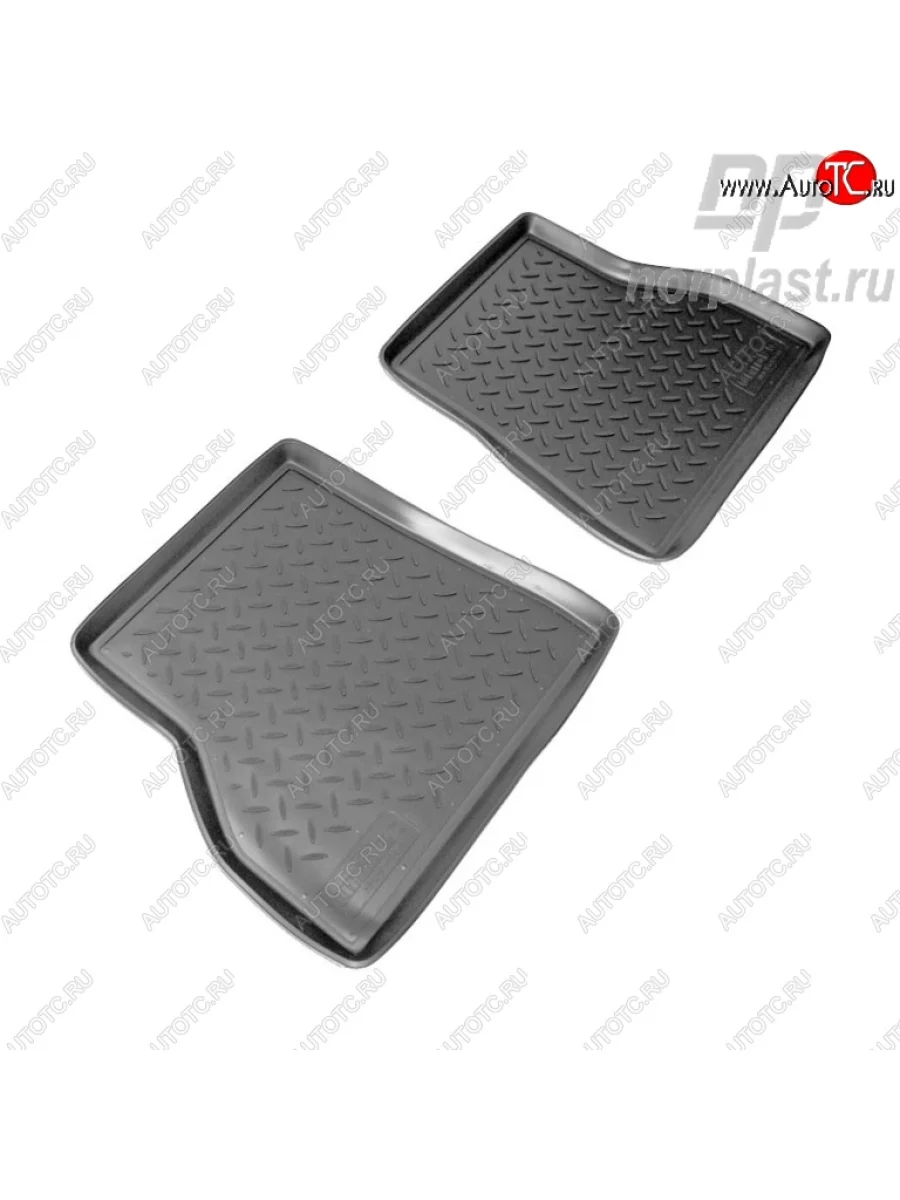 Комплект ковриков в салон Norplast Unidec (задние) Renault Kangoo KC 1- дорестайлинг (1997-2003) (черные)  с доставкой в г. Пермь