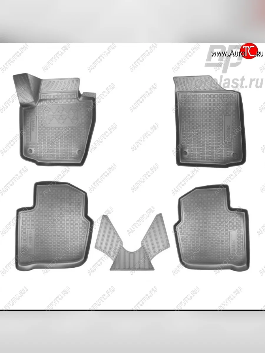 Комплект ковриков в салон Norplast 3d Skoda Rapid NH3 дорестайлинг лифтбэк (2012-2017)  в Перми Пермском крае