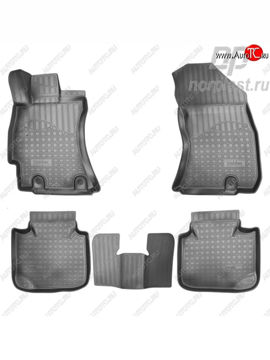 Комплект ковриков в салон Norplast  Subaru Outback (2014-2018) BS/B15  в Керчи Республика Крым