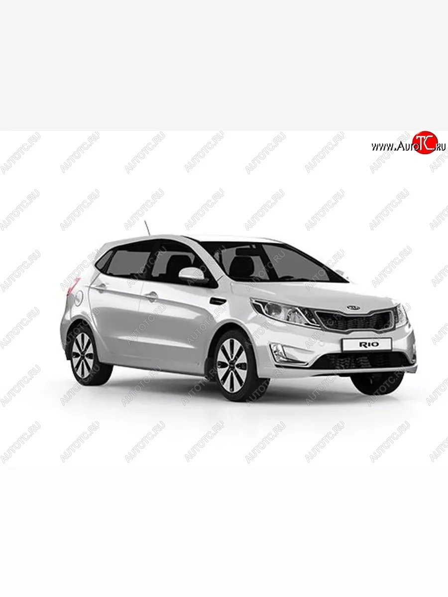 Стандартный передний бампер KIA Rio 3 QB дорестайлинг седан (2011-2015) (Окрашенный)  в Керчи Республика Крым