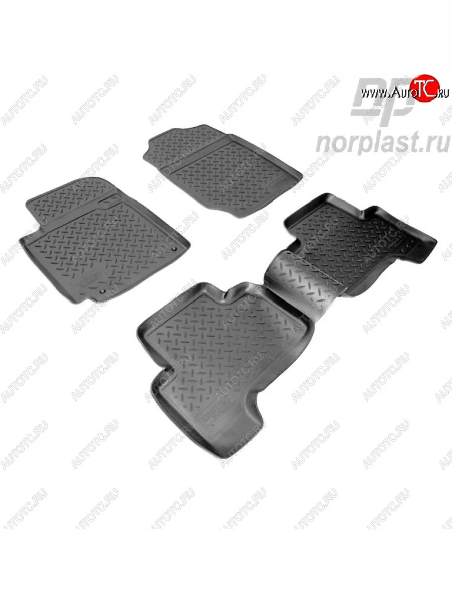 Комплект ковриков в салон Norplast Suzuki Grand Vitara JT 5 дверей дорестайлинг (2005-2008) (черный)  в Керчи Республика Крым