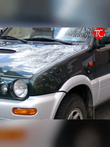 Левое переднее пластиковое крыло Стандарт (левый руль) Nissan Terrano2 R20 дорестайлинг (1993-1996)