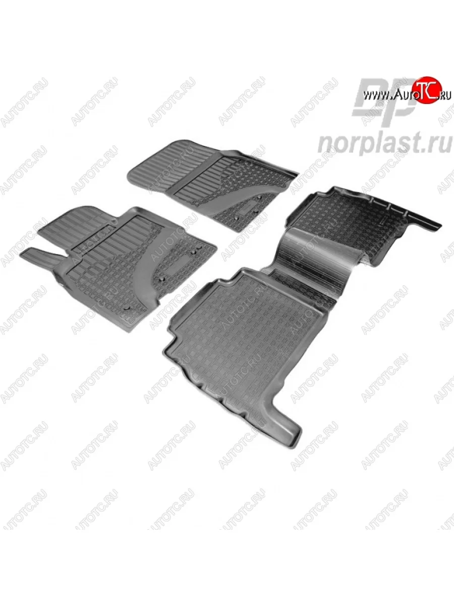 Комплект ковриков в салон Norplast Toyota Land Cruiser 200 2-ой рестайлинг (2015-2021)  в Самаре Самарской области