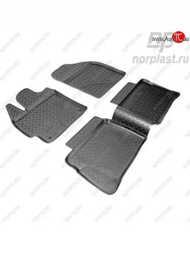 Комплект ковриков в салон Norplast Toyota Prius ( XW30,  Alfa лифтбек) (2009-2015) дорестайлинг, рестайлинг
