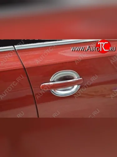 Накладки под ручки дверей (мыльницы) СТ Nissan Tiida 2 C12 хэтчбек (2011-2019)