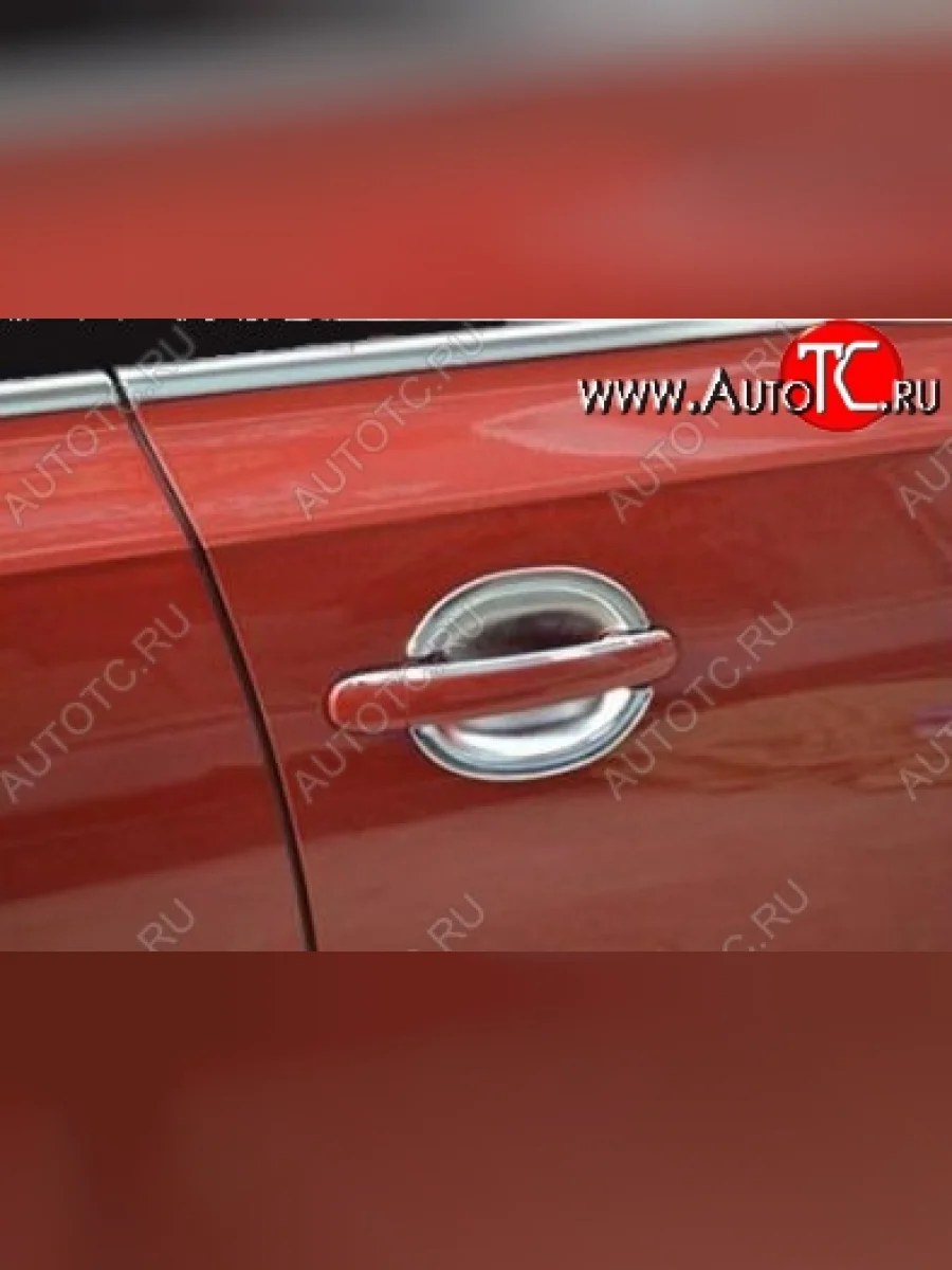 Накладки под ручки дверей (мыльницы) СТ Nissan Tiida 2 C12 хэтчбек (2011-2019)  в Самаре Самарской области