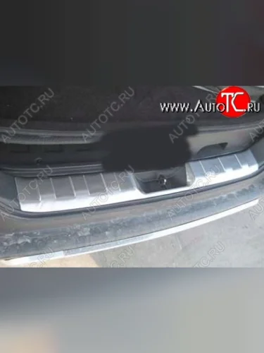 Металлический порожек в багажник автомобиля СТ Nissan X-trail 2 T31 дорестайлинг (2007-2011)