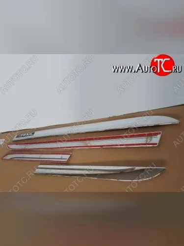 Нижние молдинги CT Nissan X-trail 3 T32 рестайлинг (2017-2022)