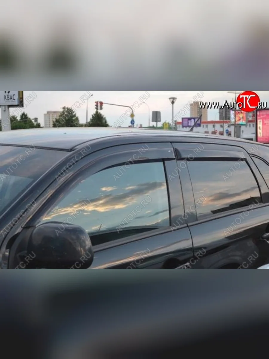 Комплект дефлекторов окон СТ Mitsubishi ASX дорестайлинг (2010-2012)  в Воронеже Воронежской области