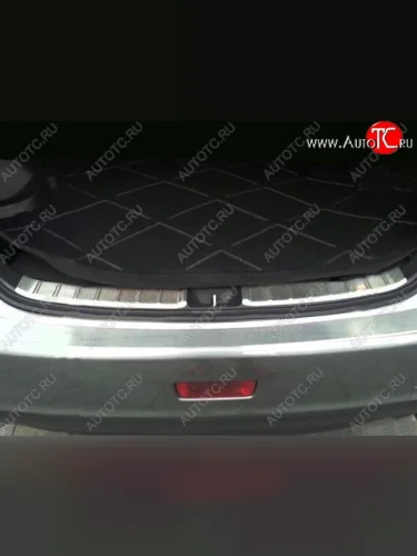 Металлический порожек в багажник автомобиля СТ Mitsubishi ASX дорестайлинг (2010-2012)