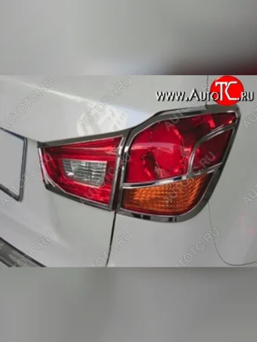 Накладки на фонари СТ Mitsubishi ASX дорестайлинг (2010-2012)