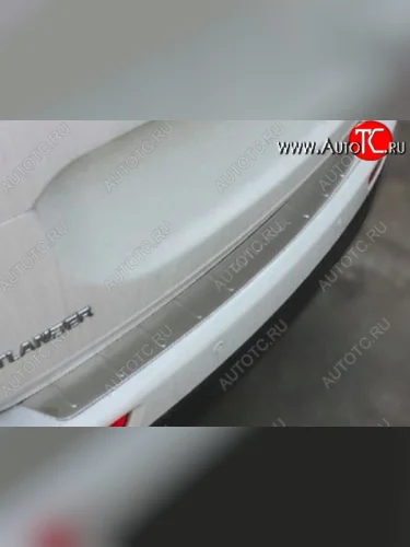 Защитная накладка на задний бампер СТ Mitsubishi Outlander GF 2-ой рестайлинг (2015-2018)