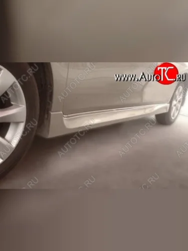 Пороги накладки CT Nissan Tiida 2 C12 хэтчбек (2011-2019)