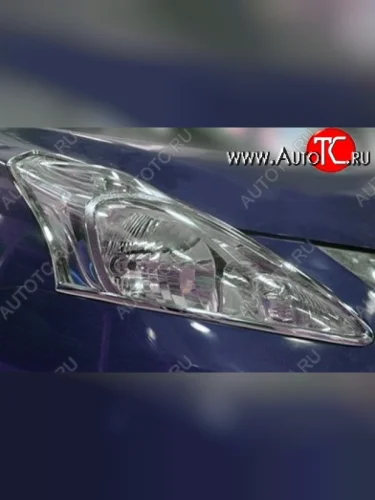 Накладки на фары CT Nissan Tiida 2 C12 хэтчбек (2011-2019)