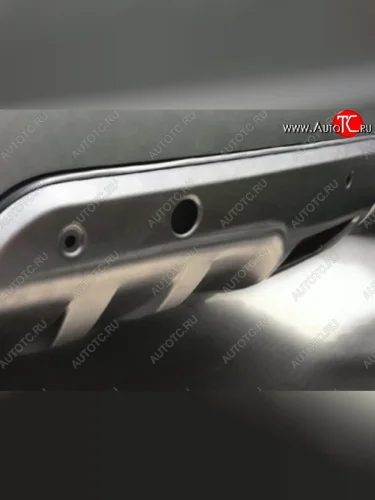 Накладка на задний бампер CT Nissan X-trail 3 T32 рестайлинг (2017-2022)