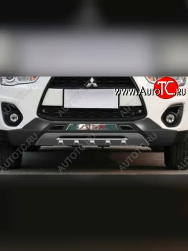 Накладка на передний бампер CT Mitsubishi ASX 1-ый рестайлинг (2013-2016)