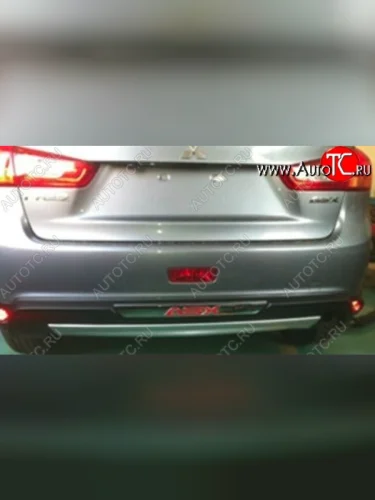 Накладка на задний бампер CT Mitsubishi ASX 1-ый рестайлинг (2013-2016)