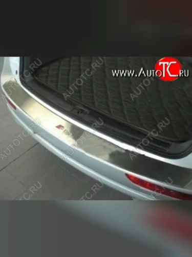 Защитная накладка на задний бампер (рестайлинг) СТ Audi Q5 8R дорестайлинг (2008-2012)