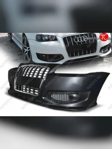 Передний бампер S-Line v2 Audi A3 8LA хэтчбэк 5 дв. рестайлинг (2000-2003)