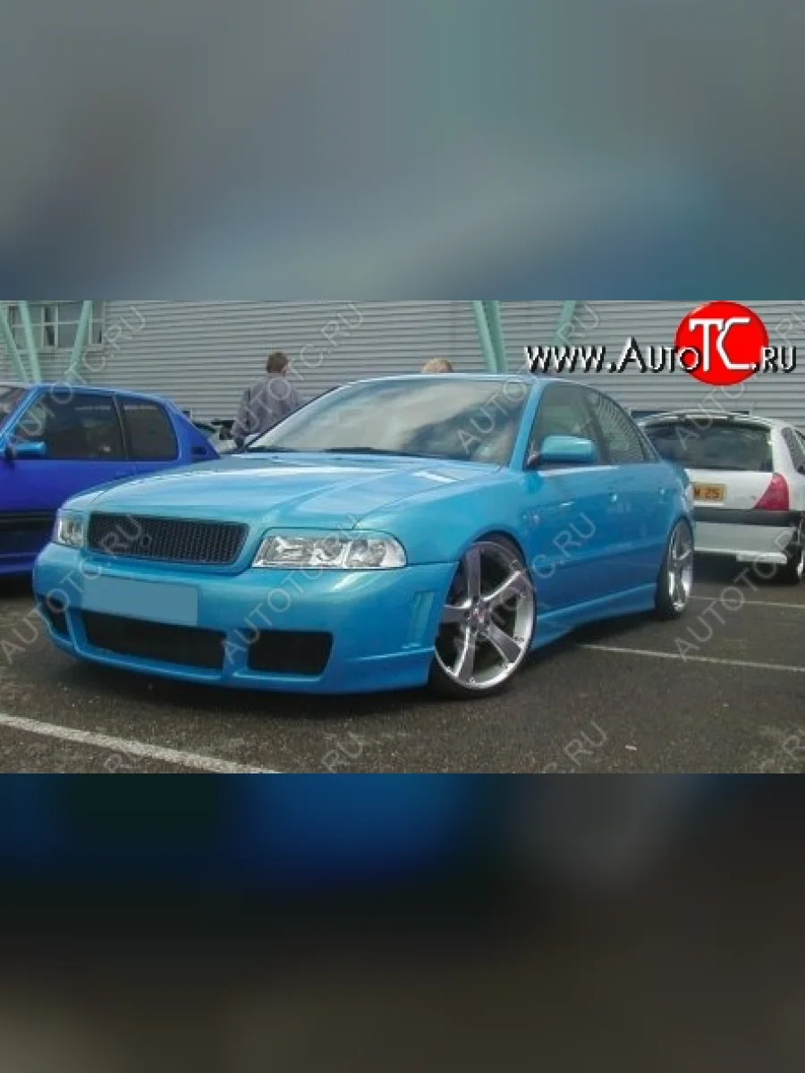 Реснички на фары CT Audi A4 B5 8D5 универсал дорестайлинг (1994-1997) (Неокрашенные)  с доставкой в г. Керчь