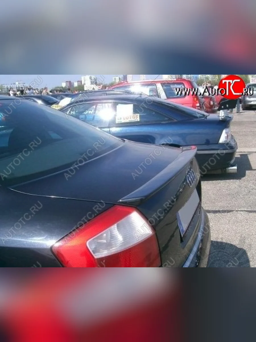 Лип спойлер CT v2  Audi A4 (2000-2006) B6 (Неокрашенный)  в Воронеже Воронежской области