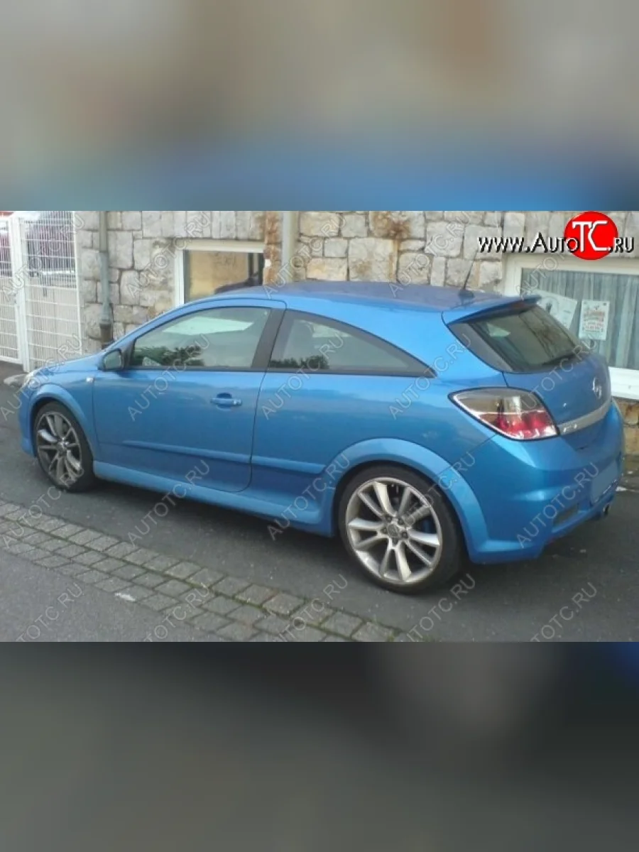 Пороги накладки OPC-Line Opel Astra H GTC хэтчбек 3 дв. дорестайлинг (2004-2006) (Неокрашенные)  с доставкой в г. Керчь