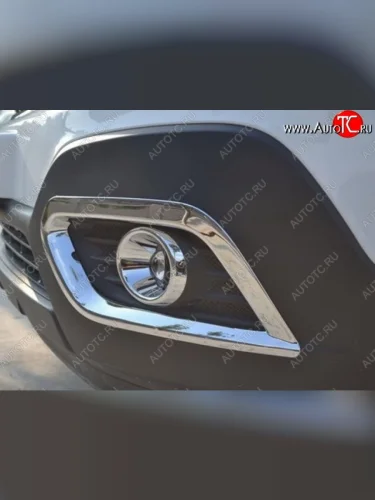 Накладки на вставки под противотуманные фары СТ Opel Mokka  дорестайлинг (2012-2016)