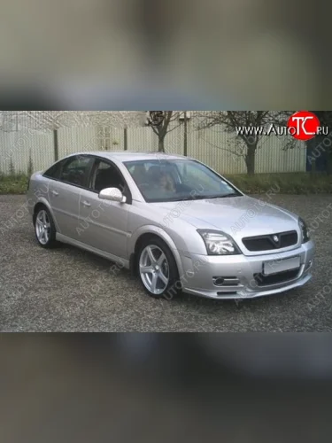 Накладка на передний бампер CT Opel Vectra C универсал дорестайлинг (2002-2005)