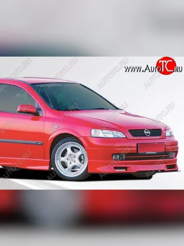 Накладка на передний бампер CT Opel Astra G седан (1998-2005)