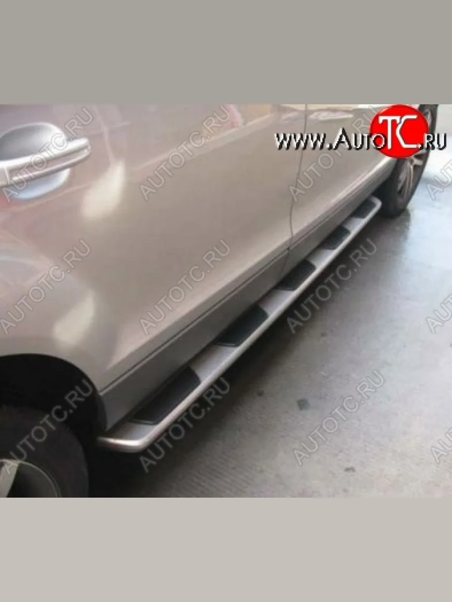 Пороги (рестайлинг) CT v2 Audi Q7 4L дорестайлинг (2005-2009)  с доставкой в г. Керчь