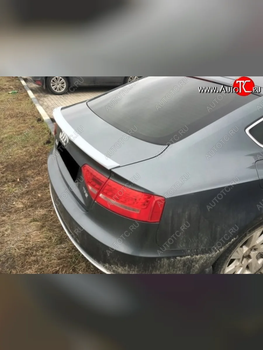 Лип спойлер CT Audi A5 8T дорестайлинг, лифтбэк (2007-2011) (Неокрашенный)  в Керчи Республика Крым