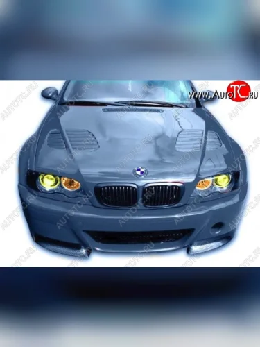 Передний бампер (Coupe) CSL-Style BMW 3 серия E46 седан дорестайлинг (1998-2001)