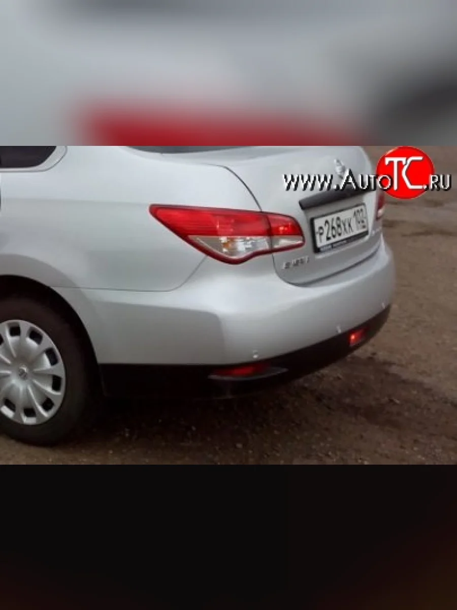 Задний бампер Стандартный Nissan Almera 3 G15 седан (2012-2019) (неокрашенный)  в Керчи Республика Крым