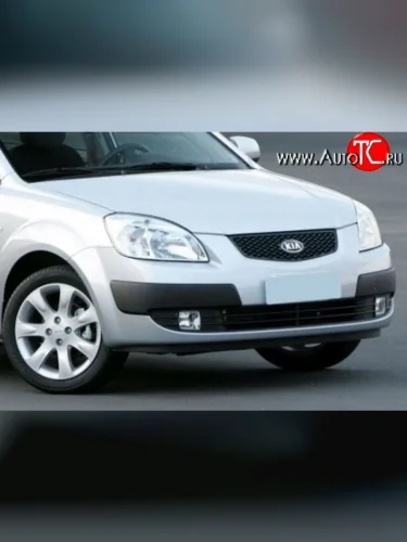 Передний бампер Стандартный KIA Rio 2 JB дорестайлинг, хэтчбэк 5 дв. (2005-2009)