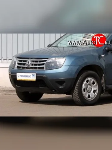Передний бампер Стандартный (без отверстий под ПТФ) Renault Duster HS дорестайлинг (2010-2015)