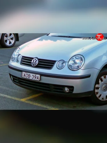 Передний бампер Стандартный Volkswagen Polo 4 хэтчбэк 5 дв. дорестайлинг (2001-2005)