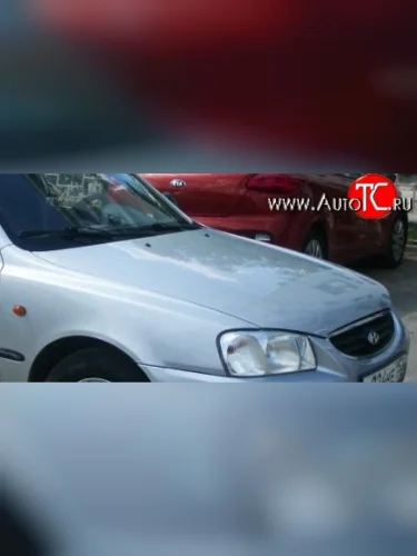 Капот Стандартный (Окрашенный) Hyundai Accent 2 LC седан дорестайлинг (ТагАЗ) (1999-2012)