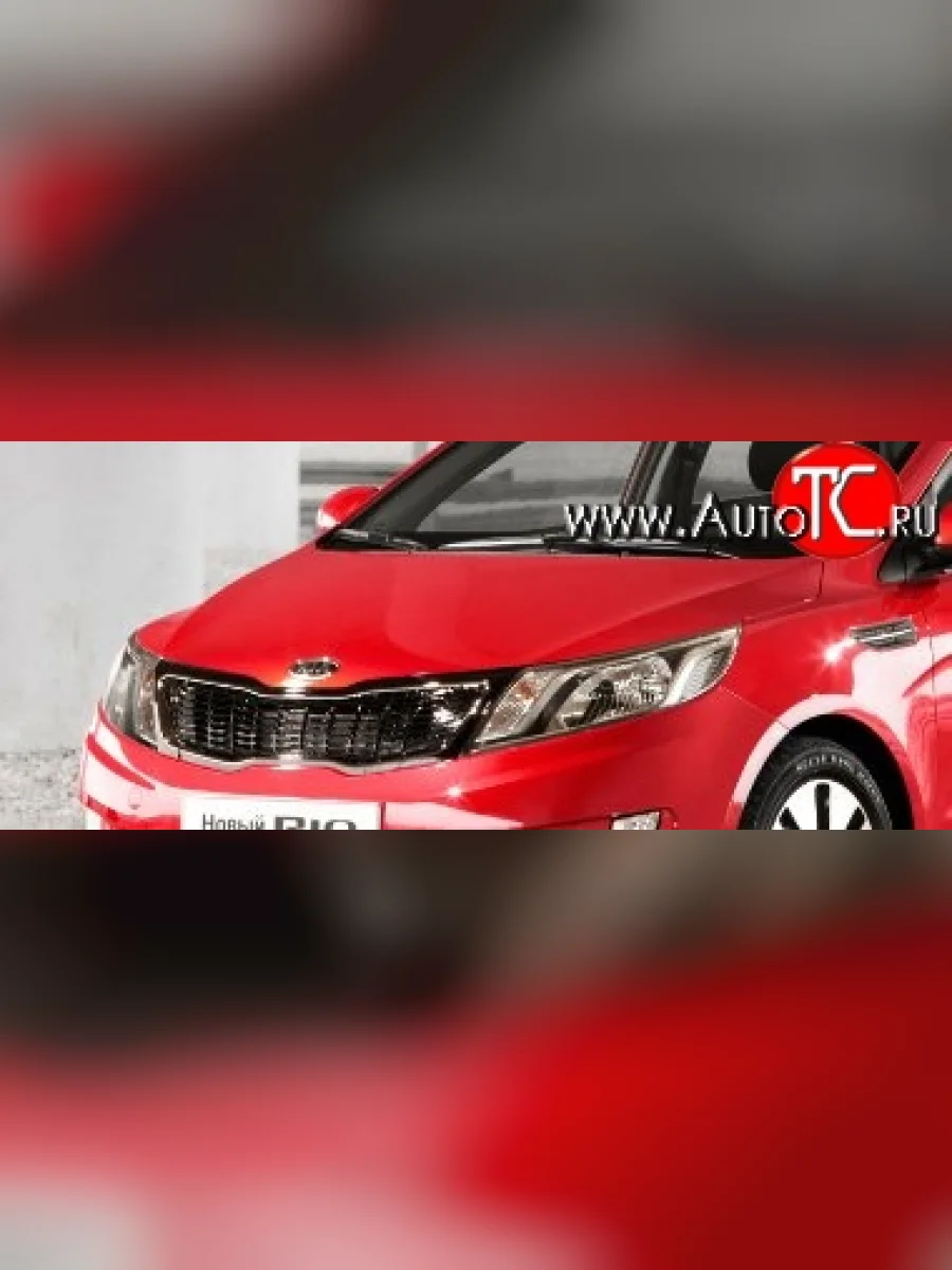 Капот Стандартный KIA Rio 3 QB хэтчбек 5 дв. рестайлинг (2015-2017) (Окрашенный)  в Керчи Республика Крым