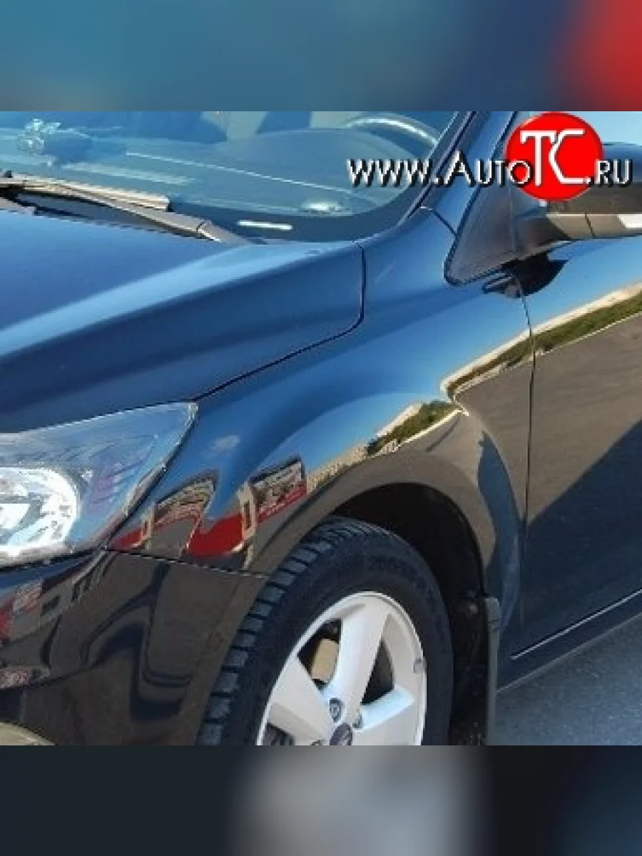 Переднее левое крыло Стандартное Ford Focus 2 хэтчбэк 5 дв. рестайлинг (2007-2011) (Окрашенное)  с доставкой в г. Керчь