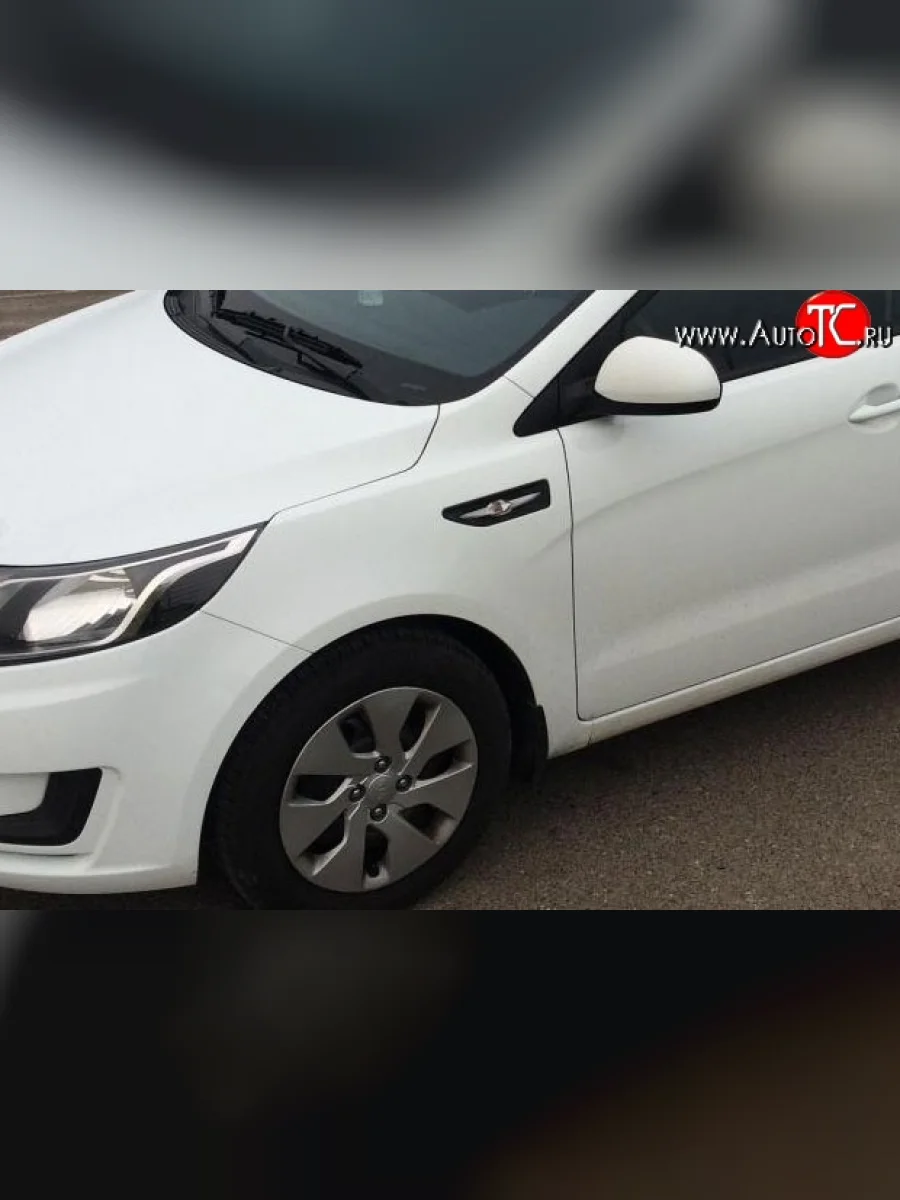 Переднее левое крыло Стандартное KIA Rio 3 QB хэтчбек 5 дв. рестайлинг (2015-2017) (Окрашенное)  в Самаре Самарской области