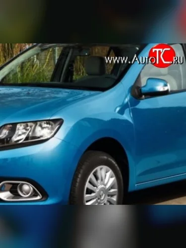 Переднее левое крыло (без отв. под повторитель) Стандартное (Окрашенное) Renault Logan 2 рестайлинг (2018-2025)