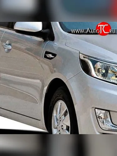 Переднее правое крыло Стандартное (Окрашенное) KIA Rio 3 QB хэтчбек 5 дв. рестайлинг (2015-2017)