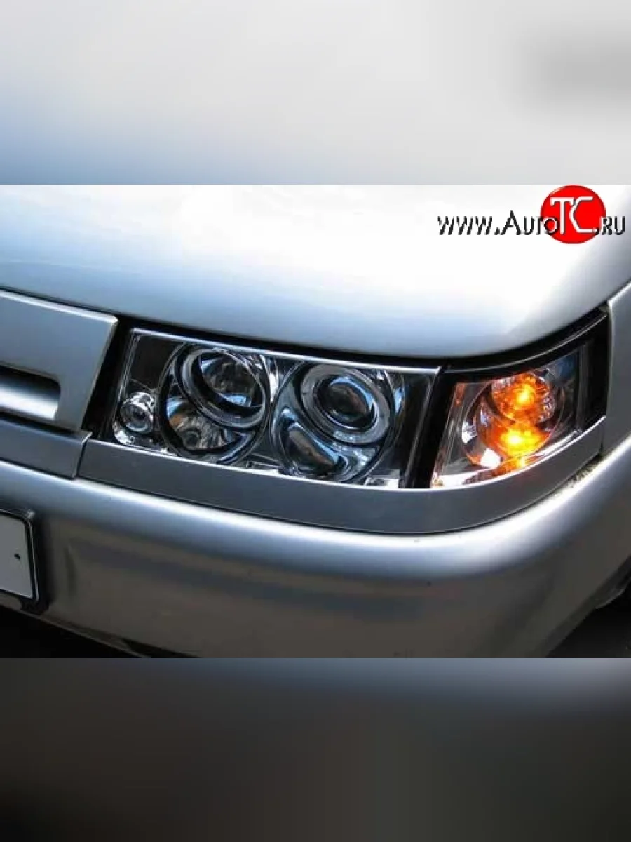 Нижние реснички Стандартные Лада ВАЗ 2110 седан (1995-2007) (Окрашенные)  в Самаре Самарской области