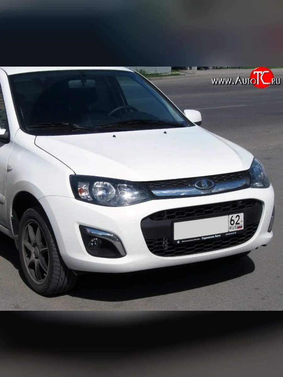 Передний бампер Стандартный Лада ВАЗ Калина 2192 хэтчбек (2013-2018) (Окрашенный)  в Перми Пермском крае