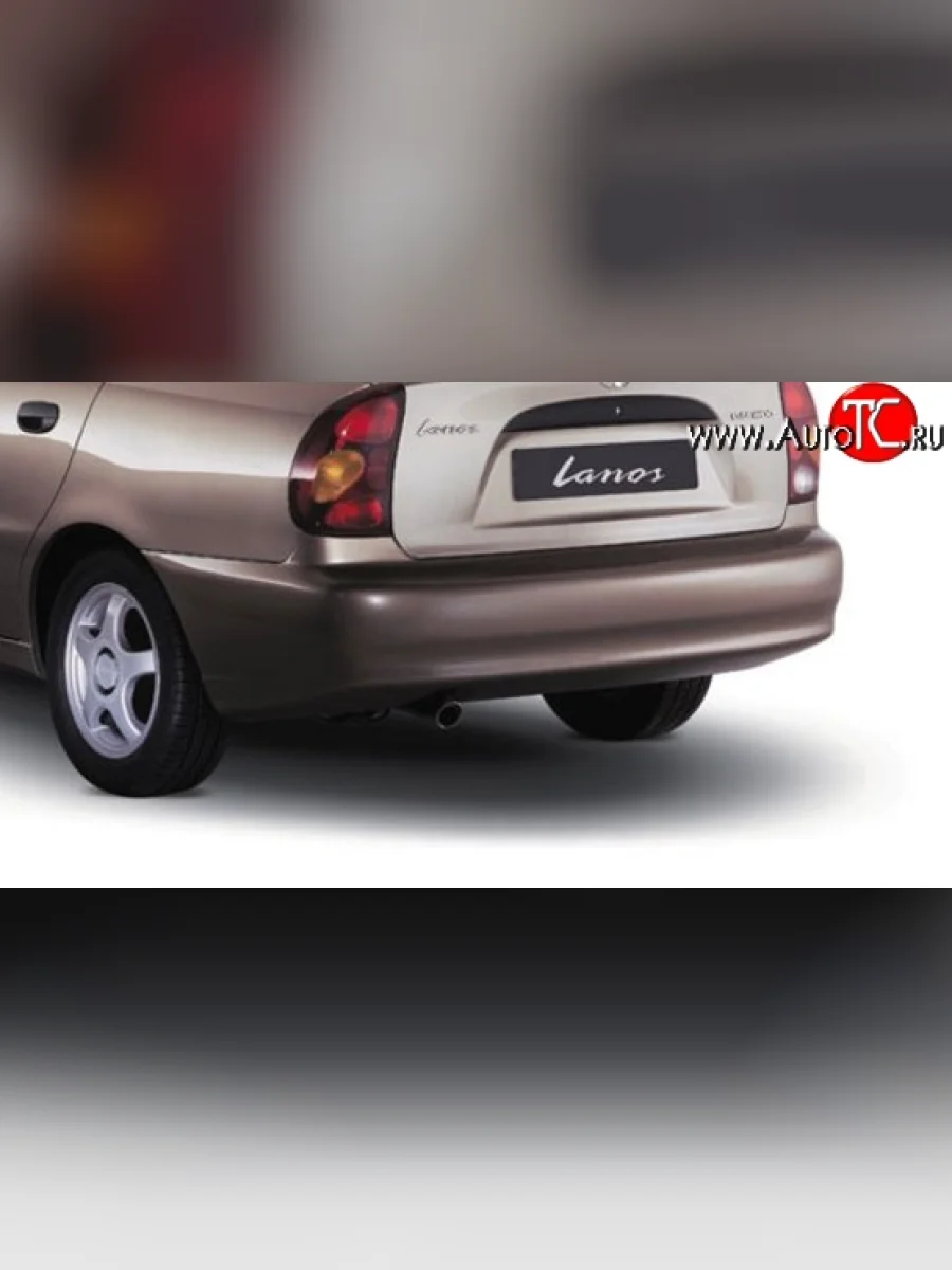 Задний бампер Стандартный (Тайвань) ЗАЗ Chance седан (2009-2017) (Окрашенный)  в Керчи Республика Крым