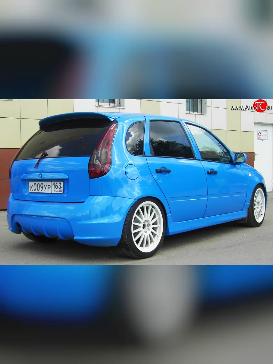 Задний бампер Kalina Sport Лада ВАЗ Калина Спорт 1119 (2008-2014) (Неокрашенный)  в Перми Пермском крае